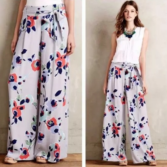 Anthropologie Pants - Elevenses | Ambrosía Floral Pants.